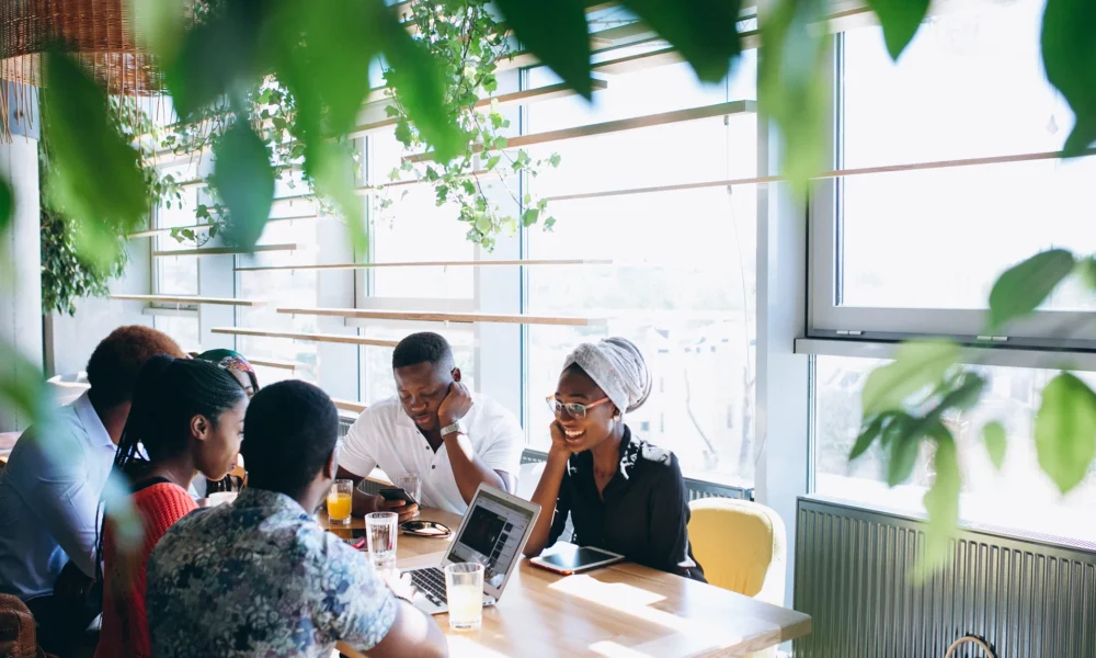 group-afro-americans-working-together